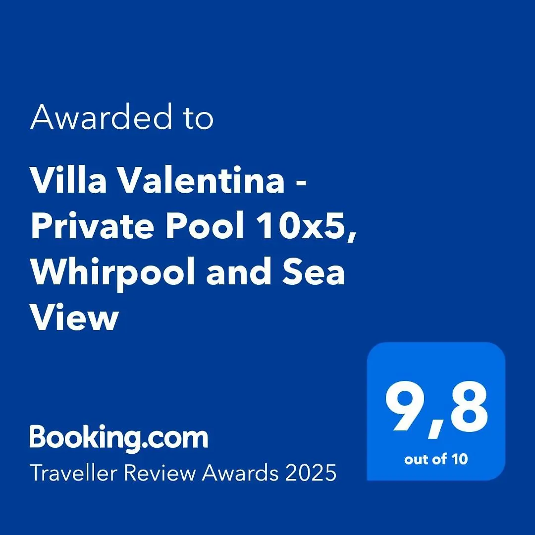Villa Valentina - Private Pool 10X5, Whirpool And Sea View Bribir  Kroatien